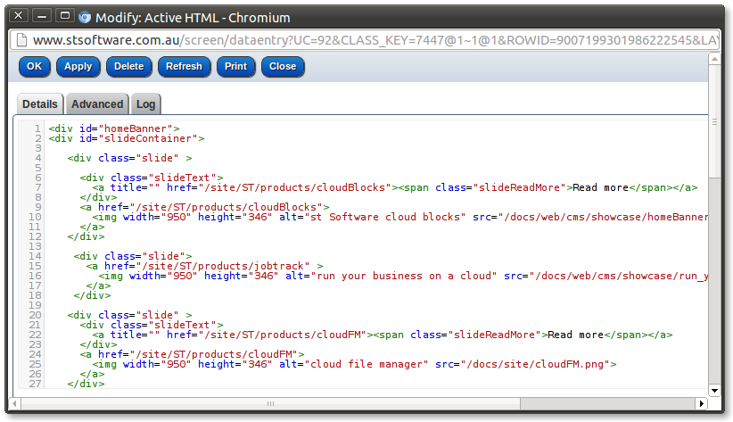 Active HTML Active HTML