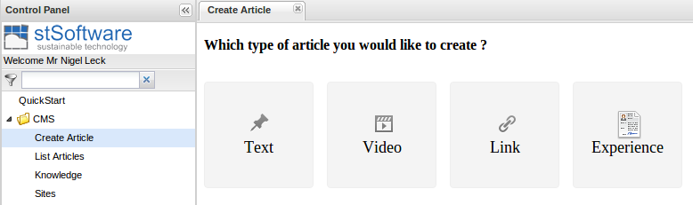 Create Article Create Article